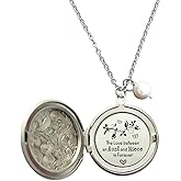 Aunt and Niece Gift The Love Between an Aunt and Niece is Forever Hidden Message Long Locket Necklace