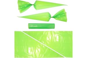 SOLUSTRE 50pcs Thickened Triangular Grout Bags for Tile Installation, Masonry Cement Pouch with Sturdy Green