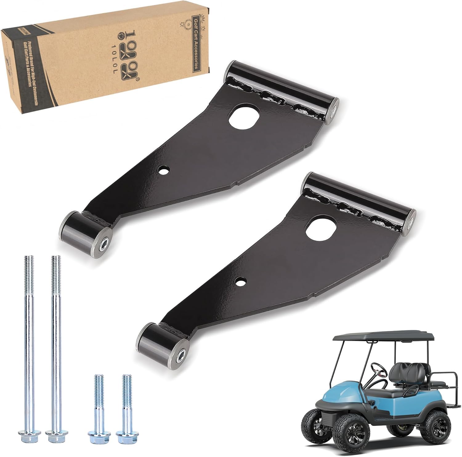 Photo 1 of 10L0L 2 Pack Arm Delta A-Plate for Club Car Precedent 2004 up and 2018-up Tempo Golf Carts Oem 102287301/103388501 (Control A-Arm Kit)