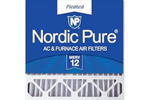 Nordic Pure 20x20x5 (19_5/8 x 19_7/8 x 4_3/8) Honeywell/Lennox Replacement MERV 12 Air Filter 1 Pack