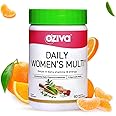 OZIVA Daily Women’s Multivitamin Tablets | Multivitamins for Women’s Daily Energy, Holistic Health & Hormonal Balance | with 23 Daily Multivitamins & Minerals, Shatavari, Brahmi, 60 Capsules