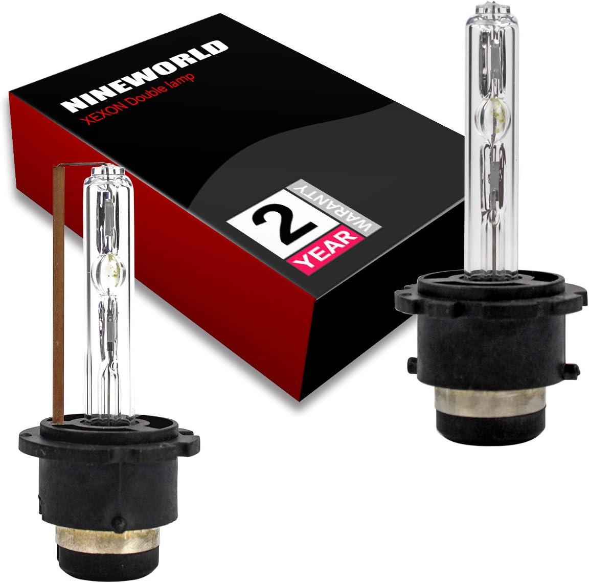 D2S HID Xenon Replacement Bulbs - D2C - D2R - 8000K - Medium Blue(1 Pair) - 2 Year Warranty