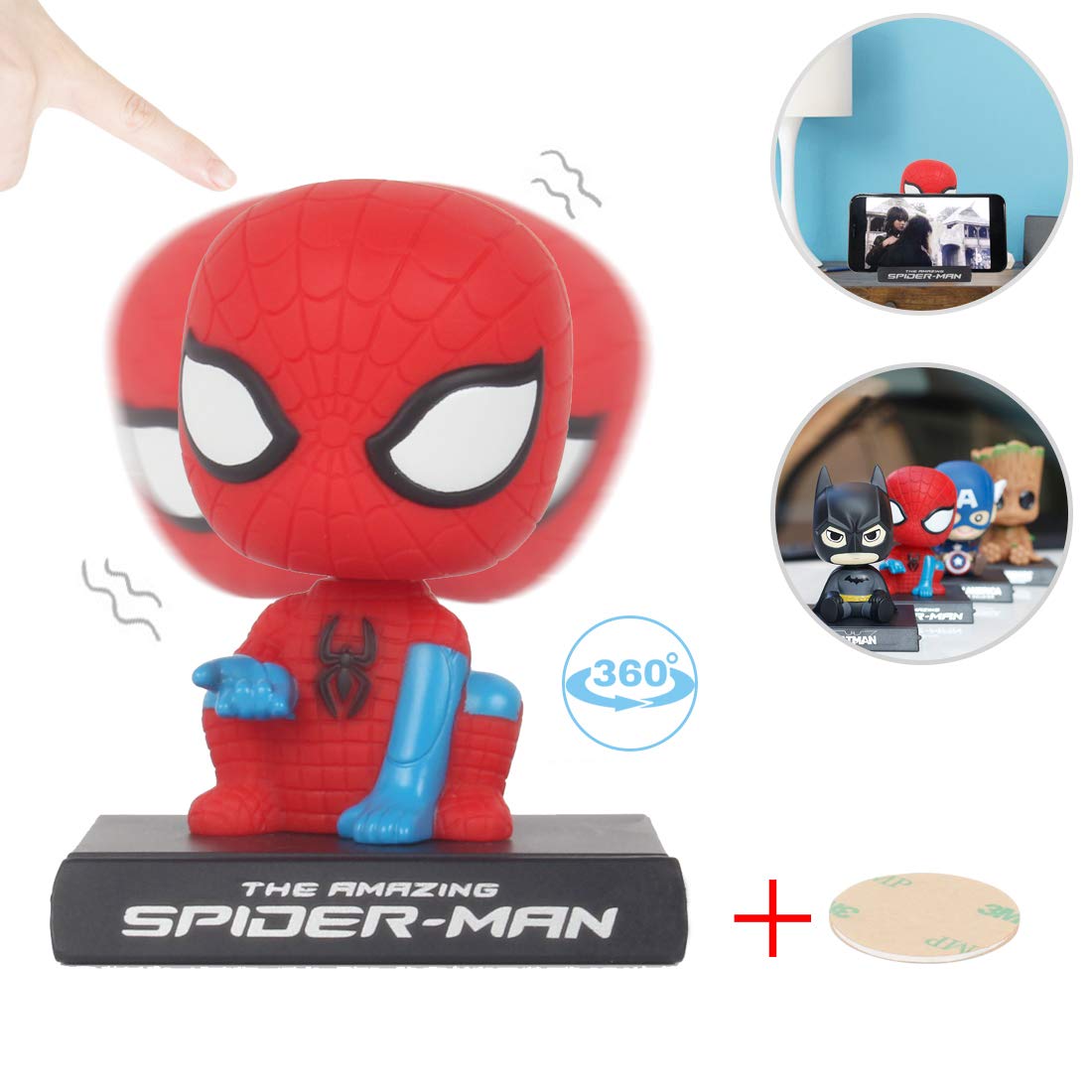 car dashboard marvel toys