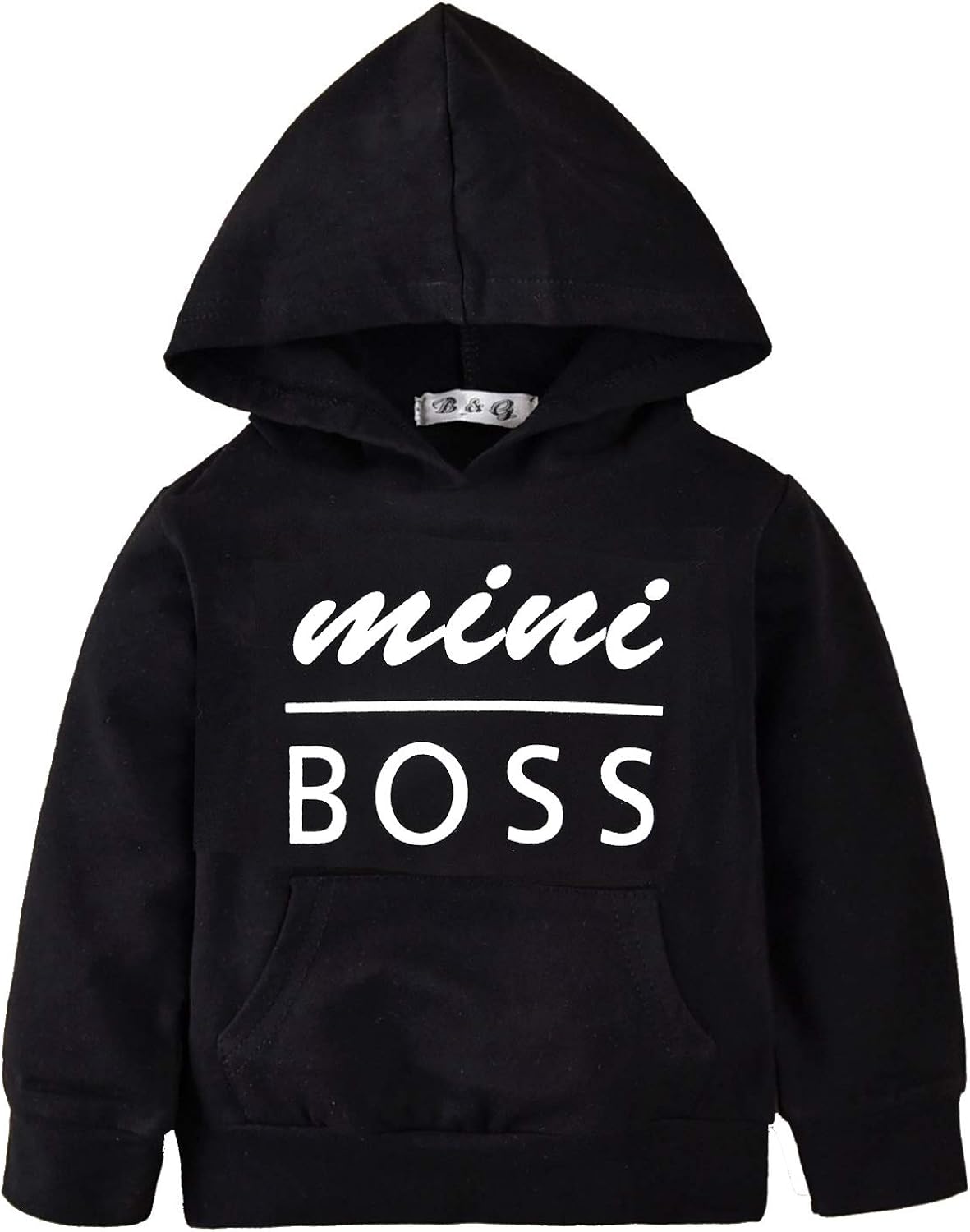 Toddler Baby Long Sleeve Hooded Sweatshirt Pocket Pullover Hoodies for Boys Girls: Clothing