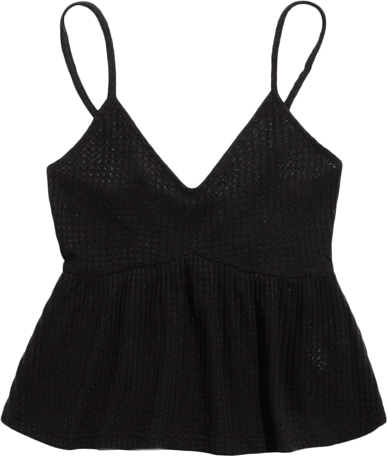 black peplum crop top