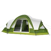 ALPHA CAMP 10 Person Camping Tent, Waterproof Family Tent with Rainfly &amp; Windproof, 3 Large Mesh Windows, 2 Room Partition, Portable with Carry Bag for Camping Hiking