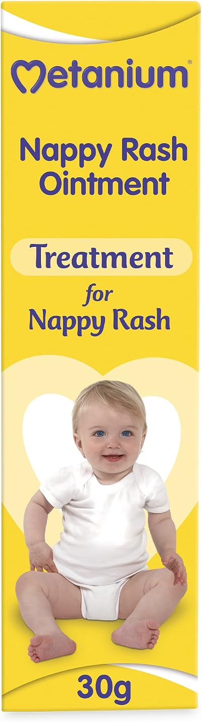 Metanium Nappy Rash Ointment 30 g for Newborn Skin Care