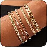 Carffordo Dainty Hand Ring Chain CZ Bracelets for Women - Trendy 14K Gold Plated Adjustable Bead Satellite Hand Link Chain O-Chain Bracelet Non Tarnish Jewelry Gift