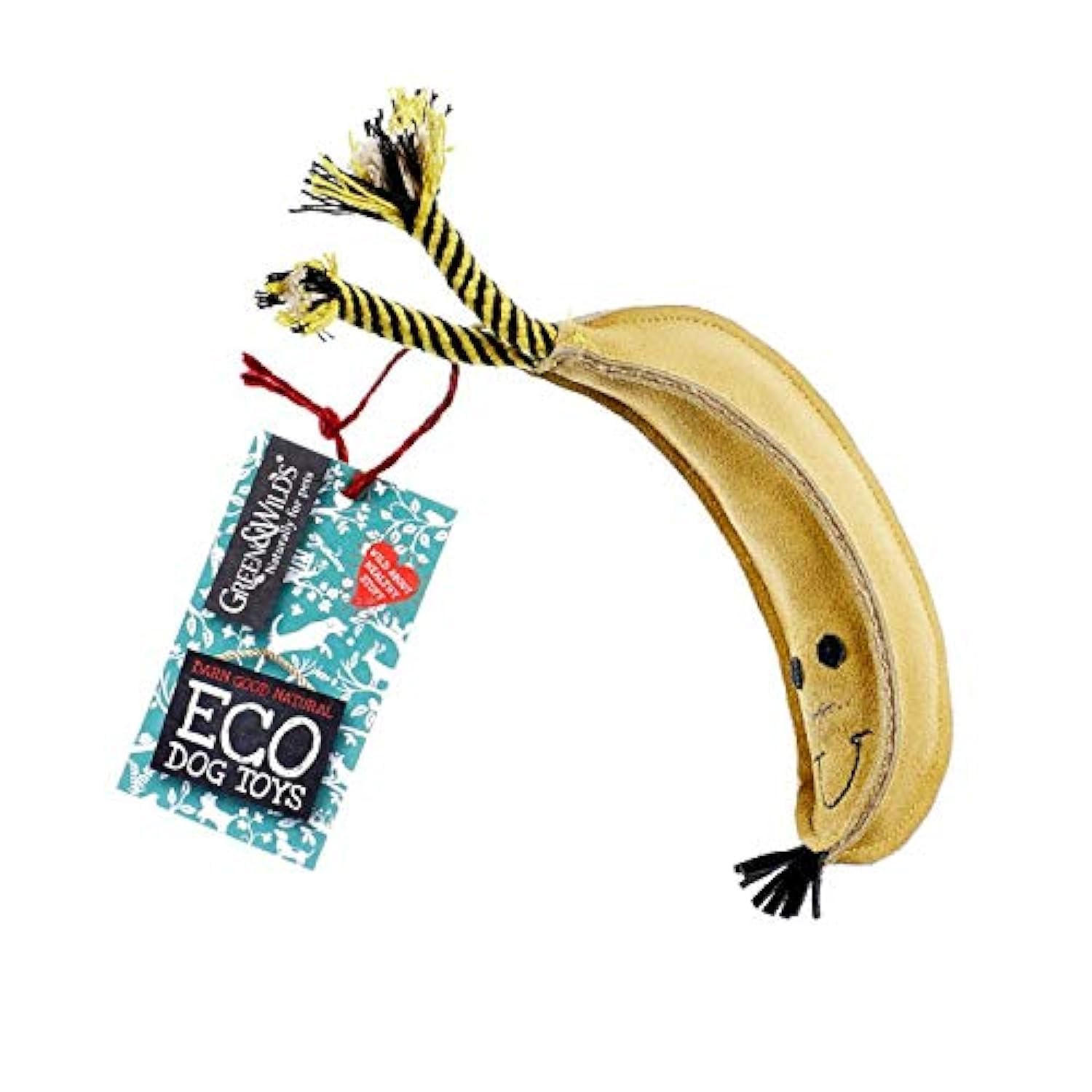 Green & Wilds Eco Dog Toy Barry the Banana