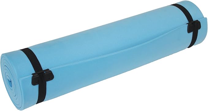 blue camping mat