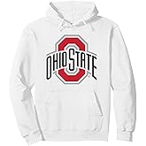 Ohio State Buckeyes Icon White Officially Licensed Pullover Hoodie
