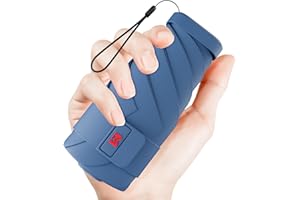 MOORRLII Mini Travel Folding Umbrella for Purse - UPF 50+ Sun & Rain UV Protection, Windproof Small Compact Lightweight Design Fits in Pocket or Bag, Portable Wallet Parasol for Commuter, Men Women Boys Girls