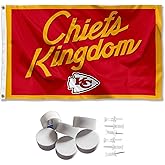 Kansas City Chiefs Chiefs Kingdom Banner and Tapestry Wall Tack Pads