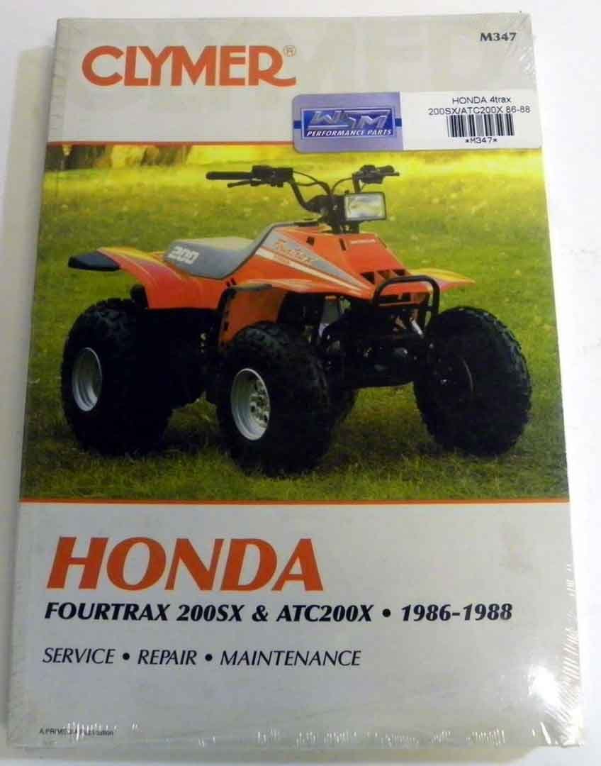 Amazon.com: ATV/Moto-X Honda Clymer Manual Models ATC 200X and