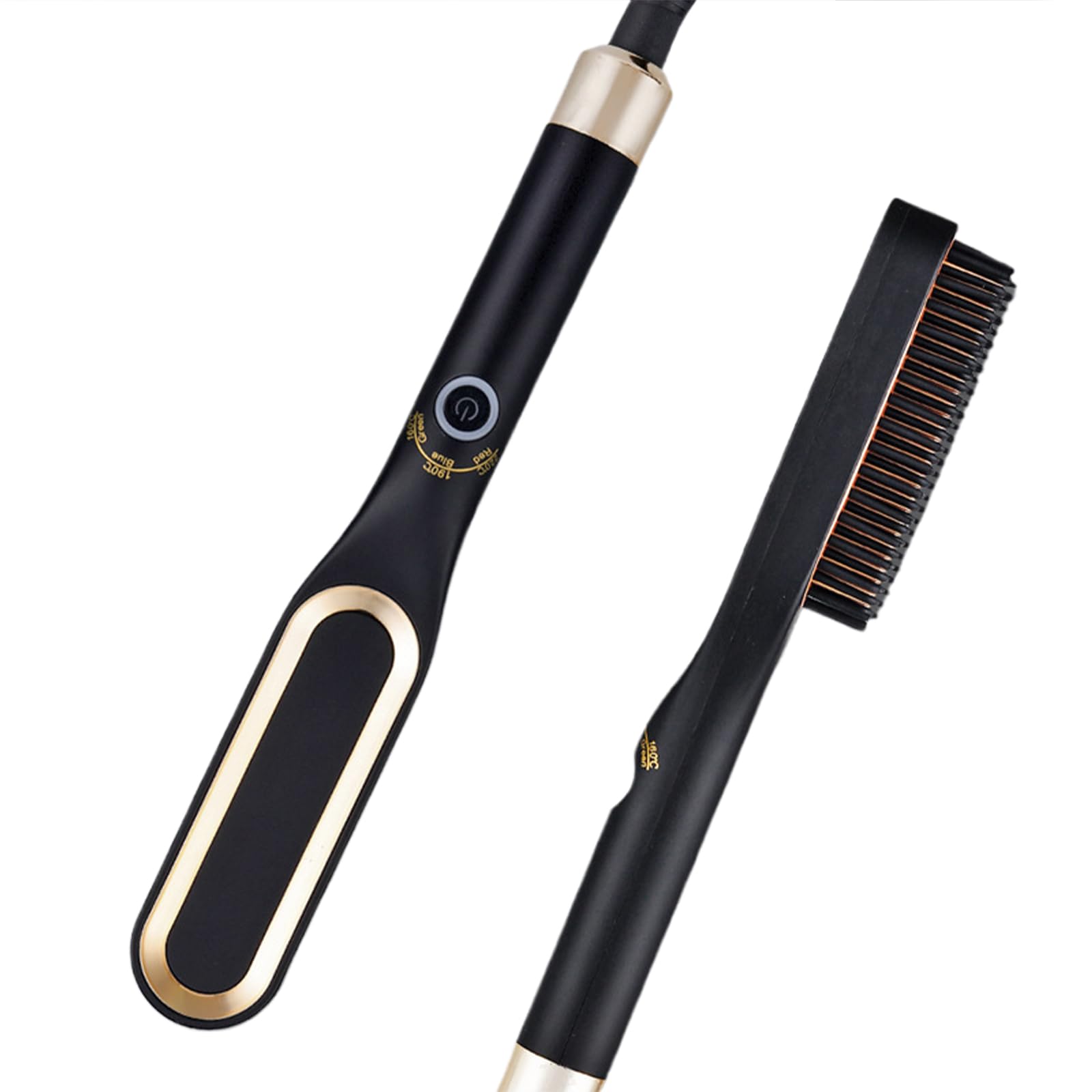 MR.HOKWY Beard Straightener for Men - Portable Hot Comb Hair Straightener, Hot Brushes for Hair Styling and Beard Care, Best Christmas and Father's Day Gifts for Men