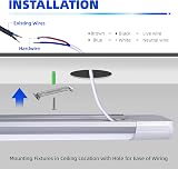 Barrina LED Batten Light 2FT 20W 2200lm 3000K 4000K 6500K Color Changeable view 7