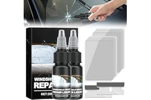 CRYMOY Windshield Crack Repair Kit, 2025 Upgraded Glass Cracks Gone Repair Kit, Car Windshield Crack Repair Fluid Quick Fix Windshield & Glass Repair Tools for Automotive Windscreen Tool (2)