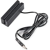 Posunitech MSR90 USB Magnetic Stripe Credit Card Reader 3-Track | Swipe Reader, Hi/Lo Coercivity, Plug and Play USB, POS Compatible, Access Control