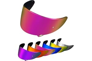 PSLER CWR-1 Visor - RF 1200 Visor RS-SF Face Shield Replacement for RF-SR CWR-1 RS-SF RF-1200 X-Spirit NXR Z7 X14 NX NZ,Deep Rose Red