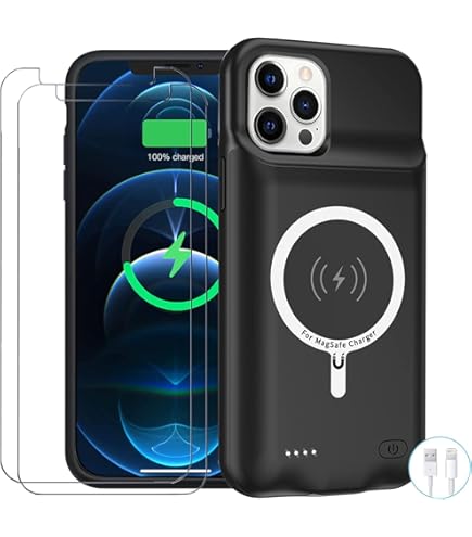 Amazon.com: Battery Case for iPhone 12/12 Pro,Upgraded 10000mAh