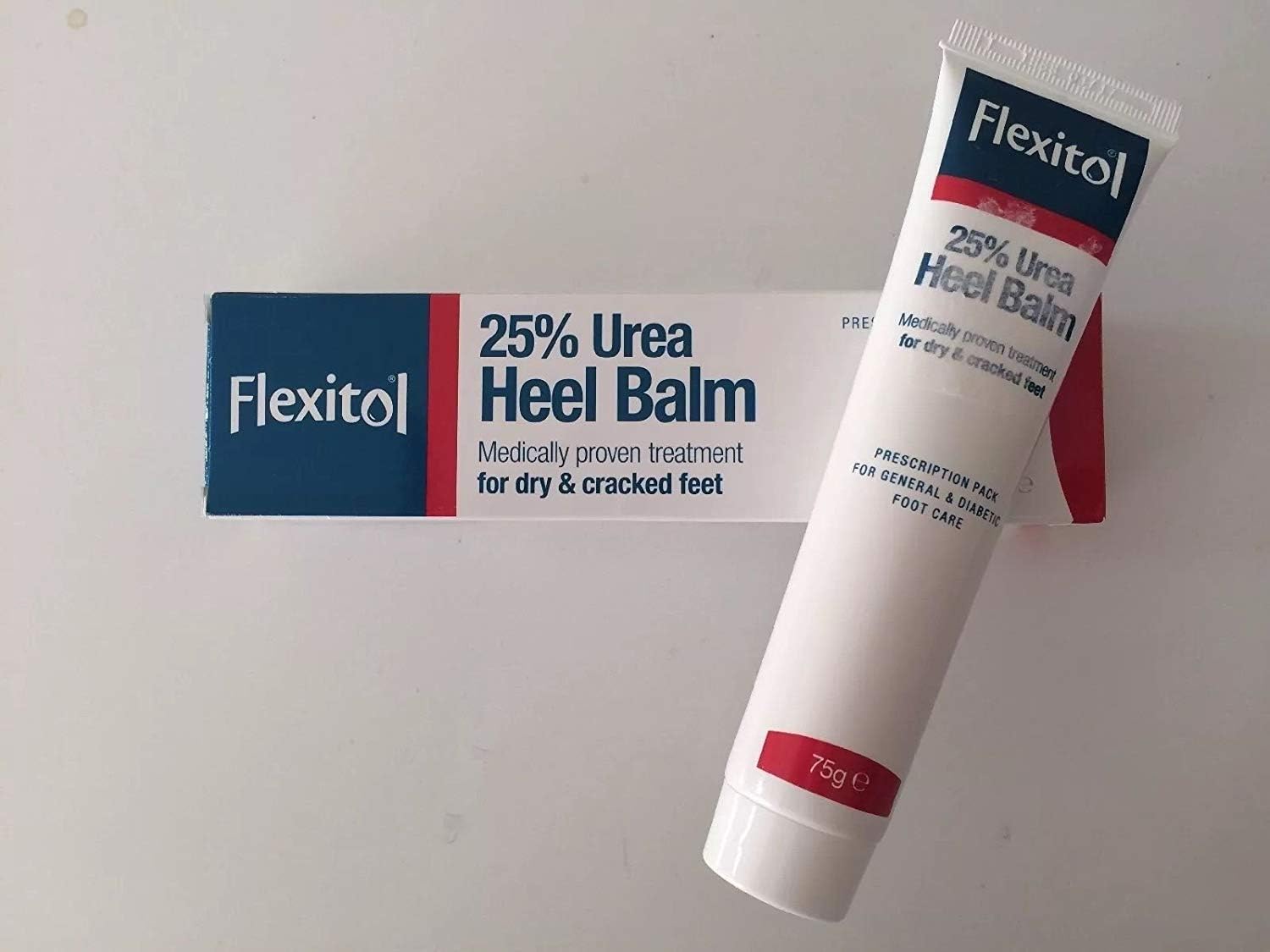 Flexitol Heel Balm 25% Urea Medically Proven Treatment Dry Cracked Feet, 75g (Pack Of 1), 75 g (Pack of 1)