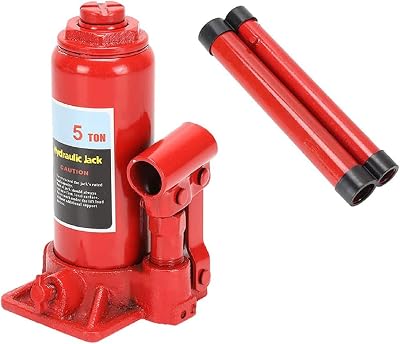 Trintion 5-Ton Hydraulic Bottle Jack Portable Heavy-Duty Car Lifter Low Chassis