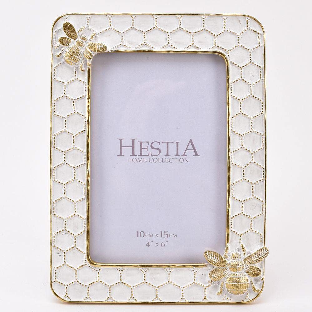 Hestia Honey Bee Design Photo Frame for 4 x 6 Photo