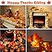 2 Pack Maple Leaves Garland String Lights 40 LED Lights 20ft Waterproof Fall Decoration Seasonal Lights for Holiday Party Indoor Outdoor Decor Birthday Gift 3AA Battery Operated