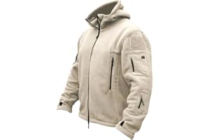 ReFire Gear Men's Warm Military Tactical Sport Fleece Hoodie Jacket