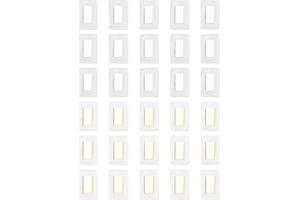 Hoxfly 22pcs Hidden Sew Magnetic Snaps, 0.78in PVC Invisible Purse Closure Fastener Magnetic Snap, Rectangle Magnet Fastener 