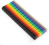 Fafeicy Wire Number Labels Clip On Color Coded Cable Markers Tubes for view 7
