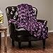 Chanasya Premium Soft Wave Faux Fur Throw Blanket - Soft, Lightweight Reversible Sherpa & Minky Blanket - 50