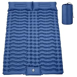 Double Sleeping Pad 4" Self Inflating Camping Mat