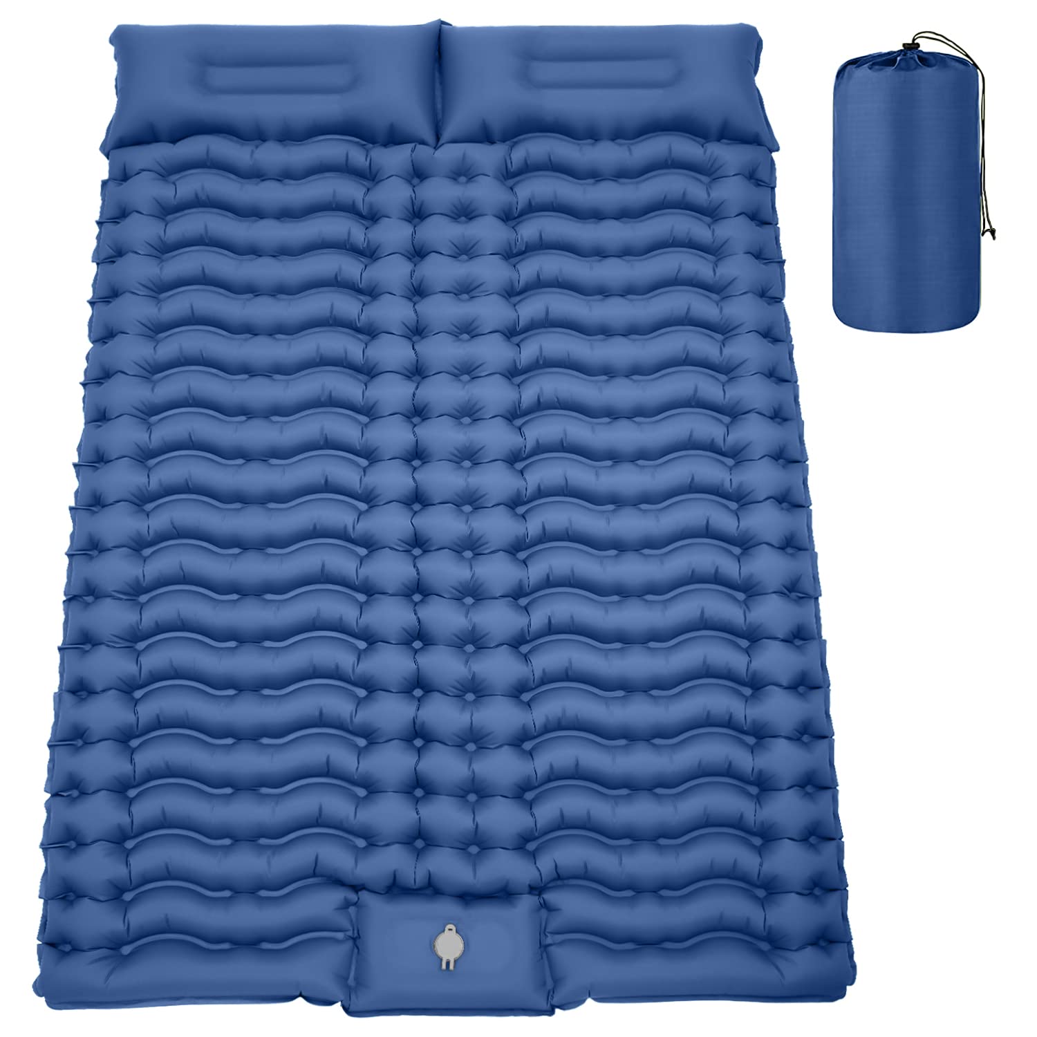 Double Sleeping Pad 4" Self Inflating Camping Mat