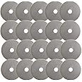 KISSWILL Rotary Cutter Blades 45mm for Fiskars - 20 Pack 45mm Rotary Blade Compatible with Fiskars Rotary Cutters, Olfa, Martelli, Dremel, Truecut, Rotary Cutter Replacement, Sharp and Durable