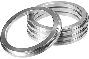 X AUTOHAUX 4pcs OD 82mm to ID 64.1mm Aluminum Alloy Car Hub Centric Rings Wheel Bore Center Spacer