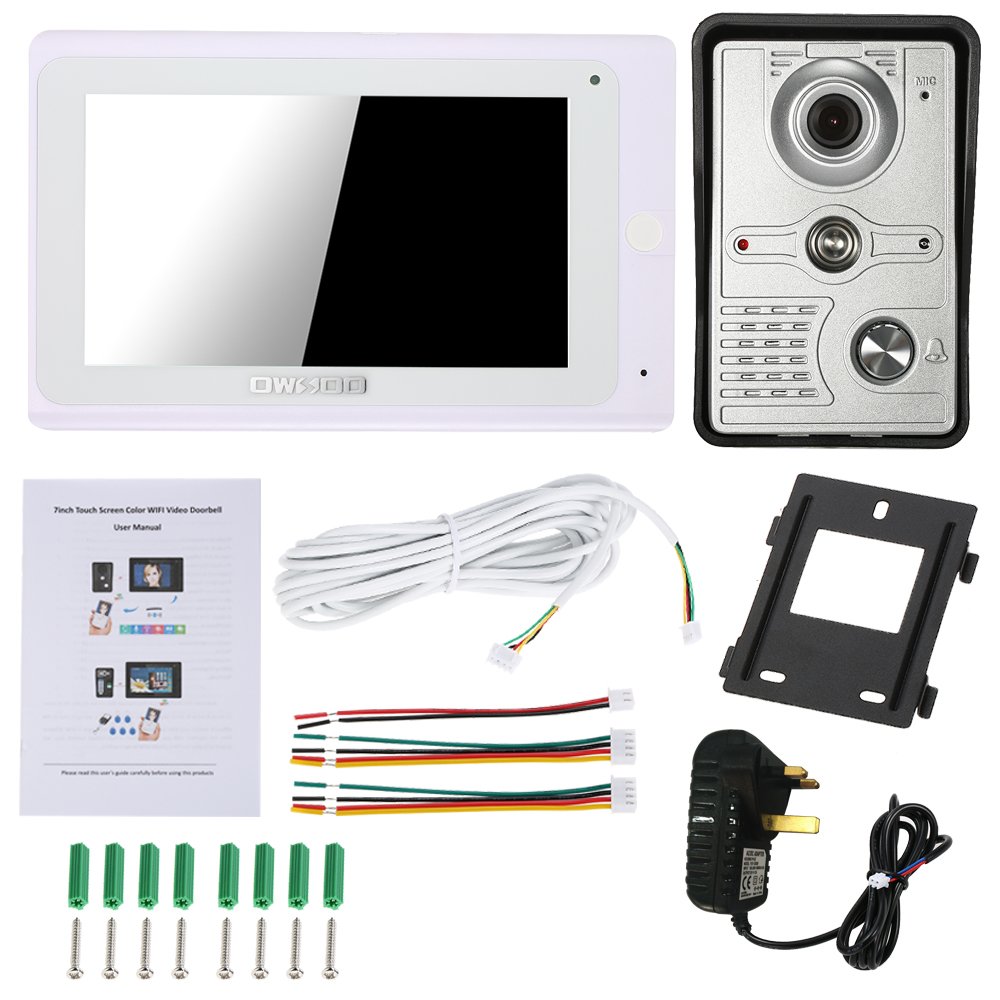 Owsoo Inch Wired Video Doorbell Wifi Indoor Monitor Ir