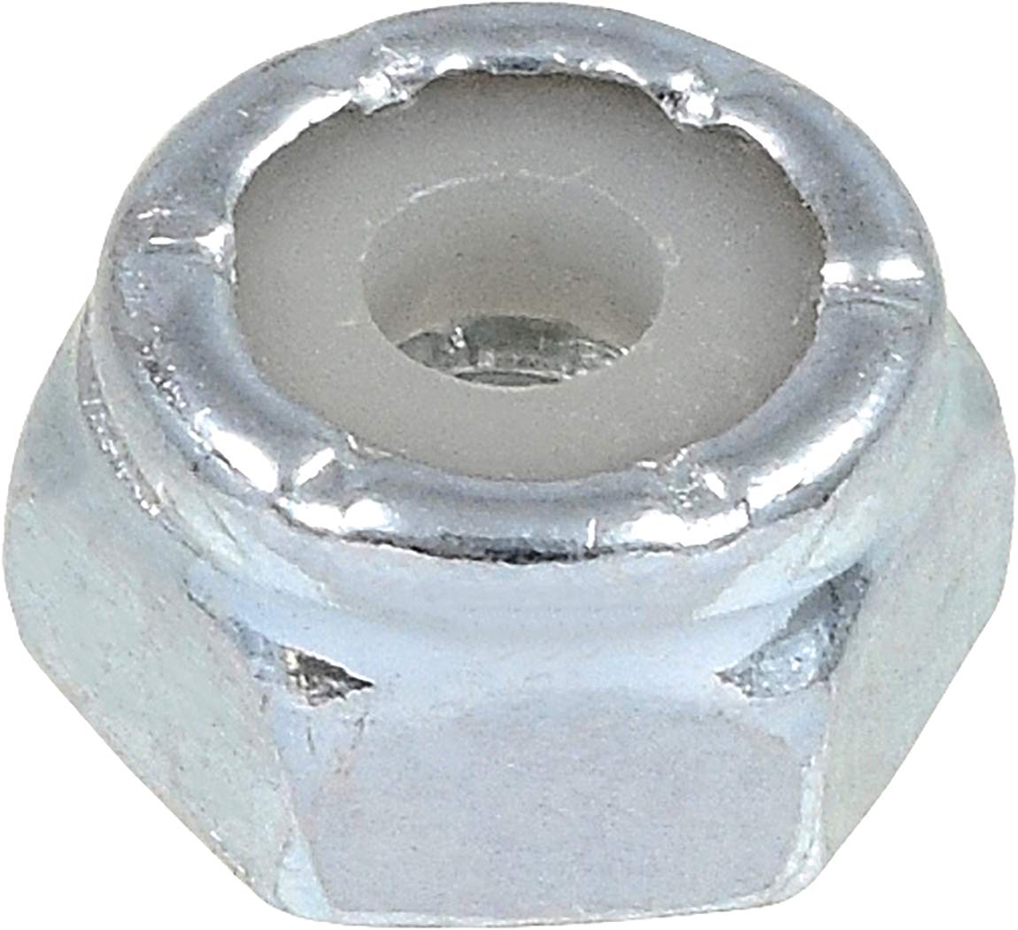 Hillman 180132 Zinc-Plated Nylon Insert Stop Nut USS Coarse, #6-32