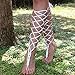 ALABAR Handmade Cotton Lace Up Crochet Barefoot Sandals Sexy Wedding Beach Accessory Dancing Anklets AQ08