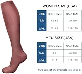 DRESHOW Compression Socks 3/7 Pairs Men Women Athletic Running Travel view 4