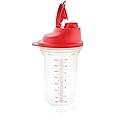 Tupperware All-In-One Prep Shaker Bottle with Measurements, Airtight and Leak-Proof Lid, Dishwasher Safe and BPA Free