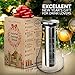 Cold Brew Coffee Maker - Cold Brew Pitcher - 52 oz Cold Brew Maker Kit - Works even as Cold Press Coffee Maker or Iced Coffee Carafe - New Stainless Steel Design - Perfect Gift for Drink Lovers