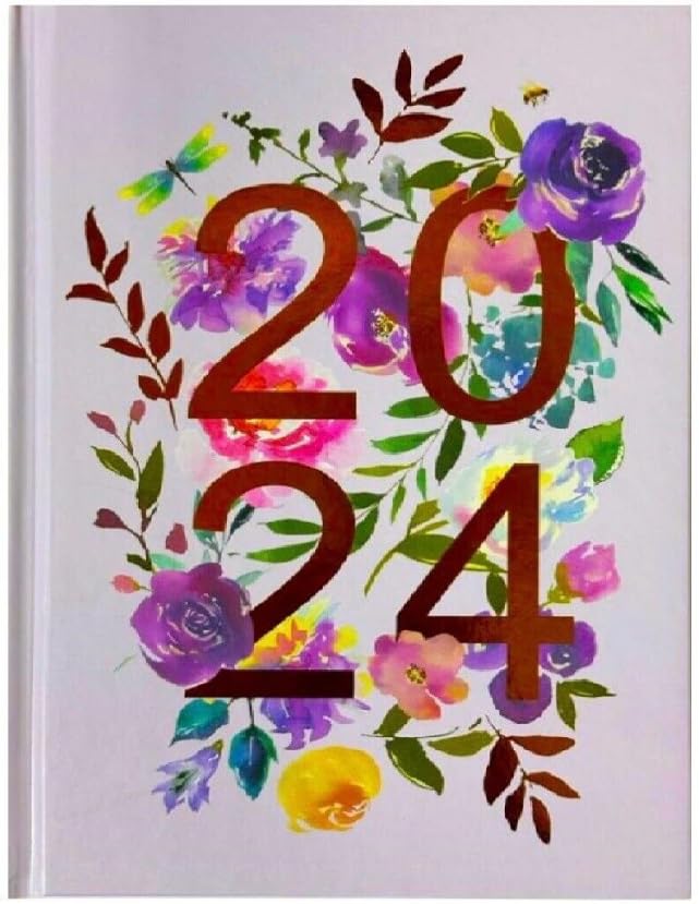 Fun Hub 2026 Diary A5 week to view Hardback Diary Believe In You Self Vintage Floral