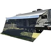 Tentproinc RV Awning Sun Shade Screen Sunshade 8' X 15' 3'' (Fit for 16' Awning)- Mesh Sunscreen Motorhome Camper Trailer Awn