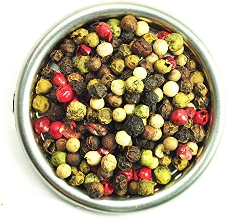 Dualspices Premium Grade Mix Peppercorns 1 Pound Bulk Price, Green, White, Pink &amp; Black Peppers