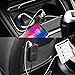 4 Ports USB Car Charger, CHGeek Front/Back Seat Car Charger 48W 9.6A with 6FT Extension Cord for iPhoneX, Android, Camera, Headphone, and other USB devices