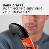 tesa UK Extra Power Multi-Purpose Cloth Tape 2.75 m x 38 mm Black view 2
