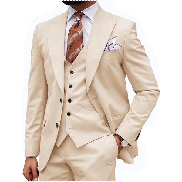 Traje Boda Hombre Trajes De Hombre Slim Fit Verano Piezas De