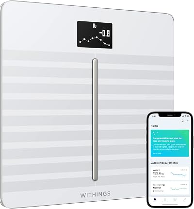 Withings Body Cardio Wi Fi Smart Scale with Body Composition & Heart Rate White