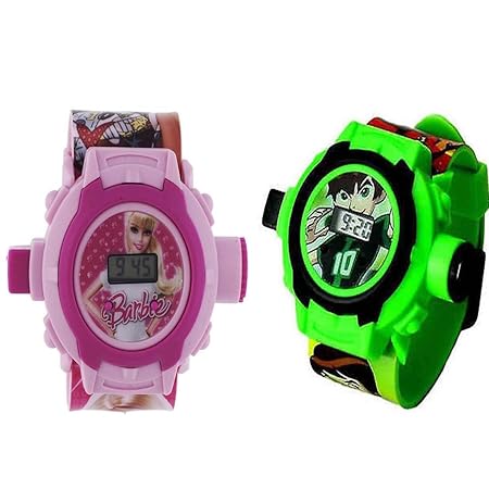 Hreedhan Enterprises Ben Ten Barbie Combo Projector Watch for Kids